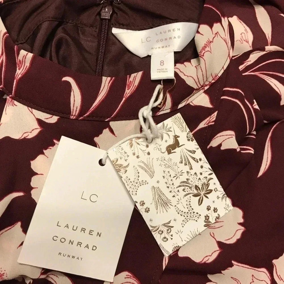 Lauren Conrad Runway NWT Midi Dress Dauphine - Picture 11 of 13